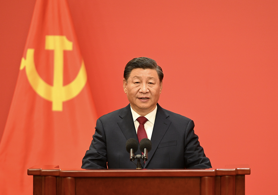 习近平总书记在二十届中共中央政治局常委同中外记者见面时的讲话（现场实录）